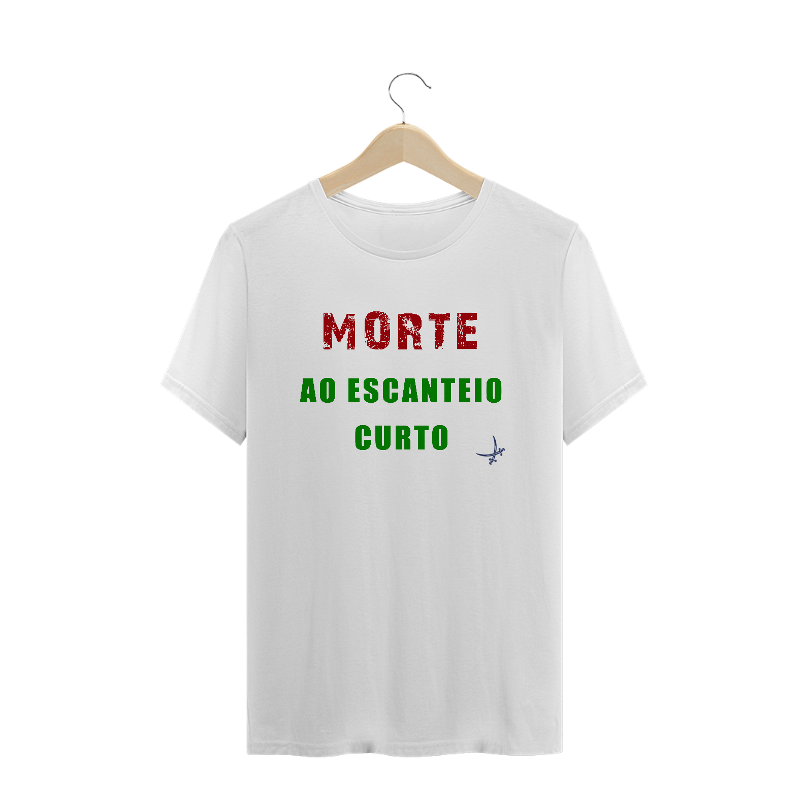 Nome do produto: CAMISETA MORTE AO ESCANTEIO CURTO
