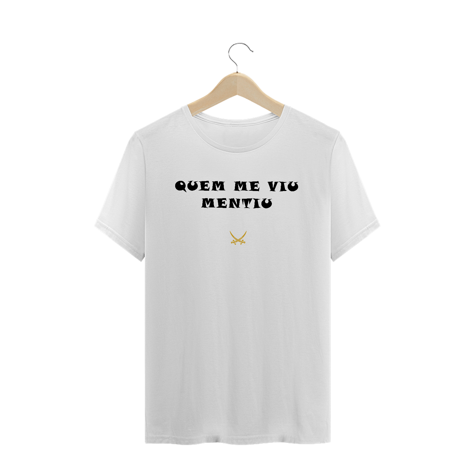 Nome do produto: CAMISETA QUEM ME VIU MENTIU