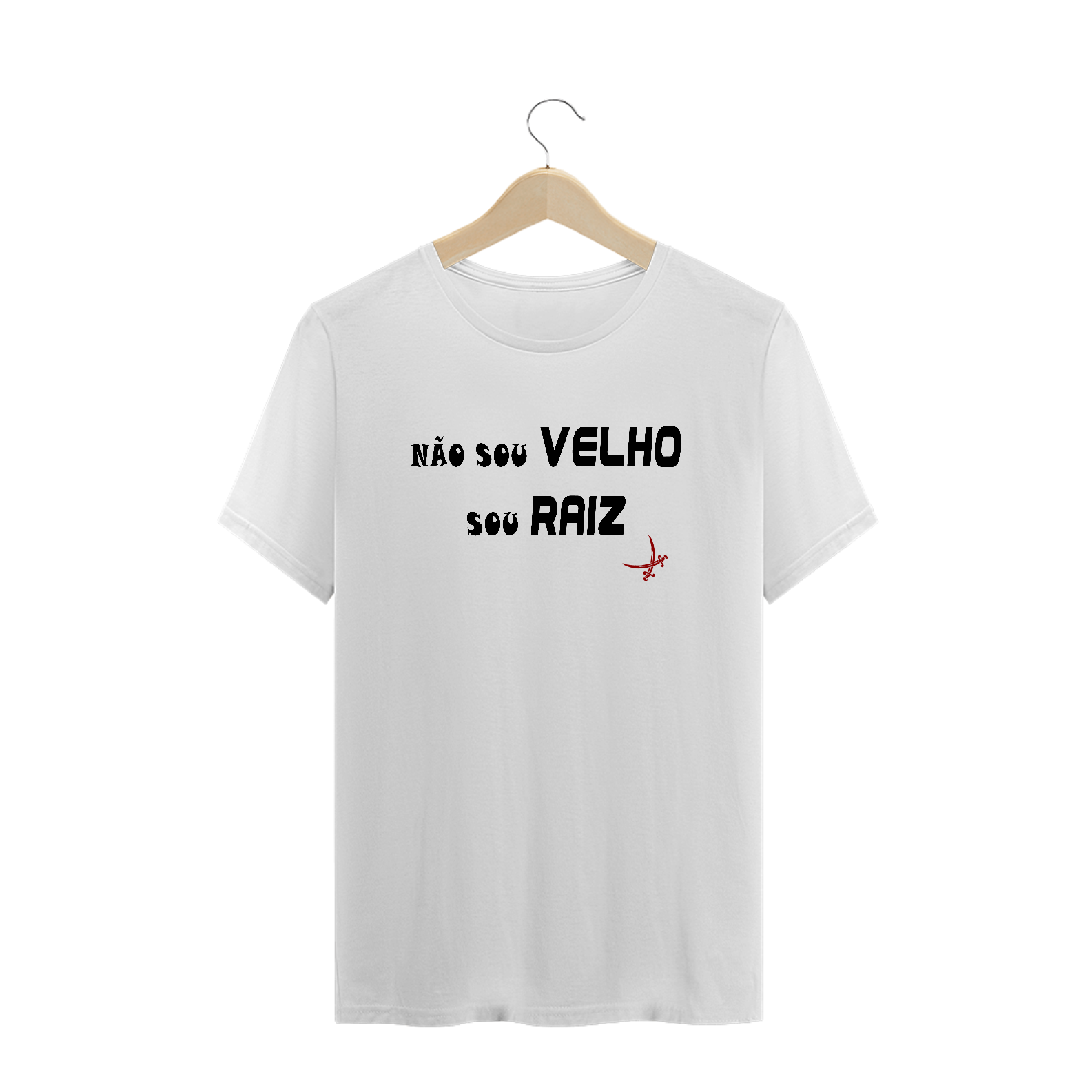Nome do produto: CAMISETA NÃO SOU VELHO