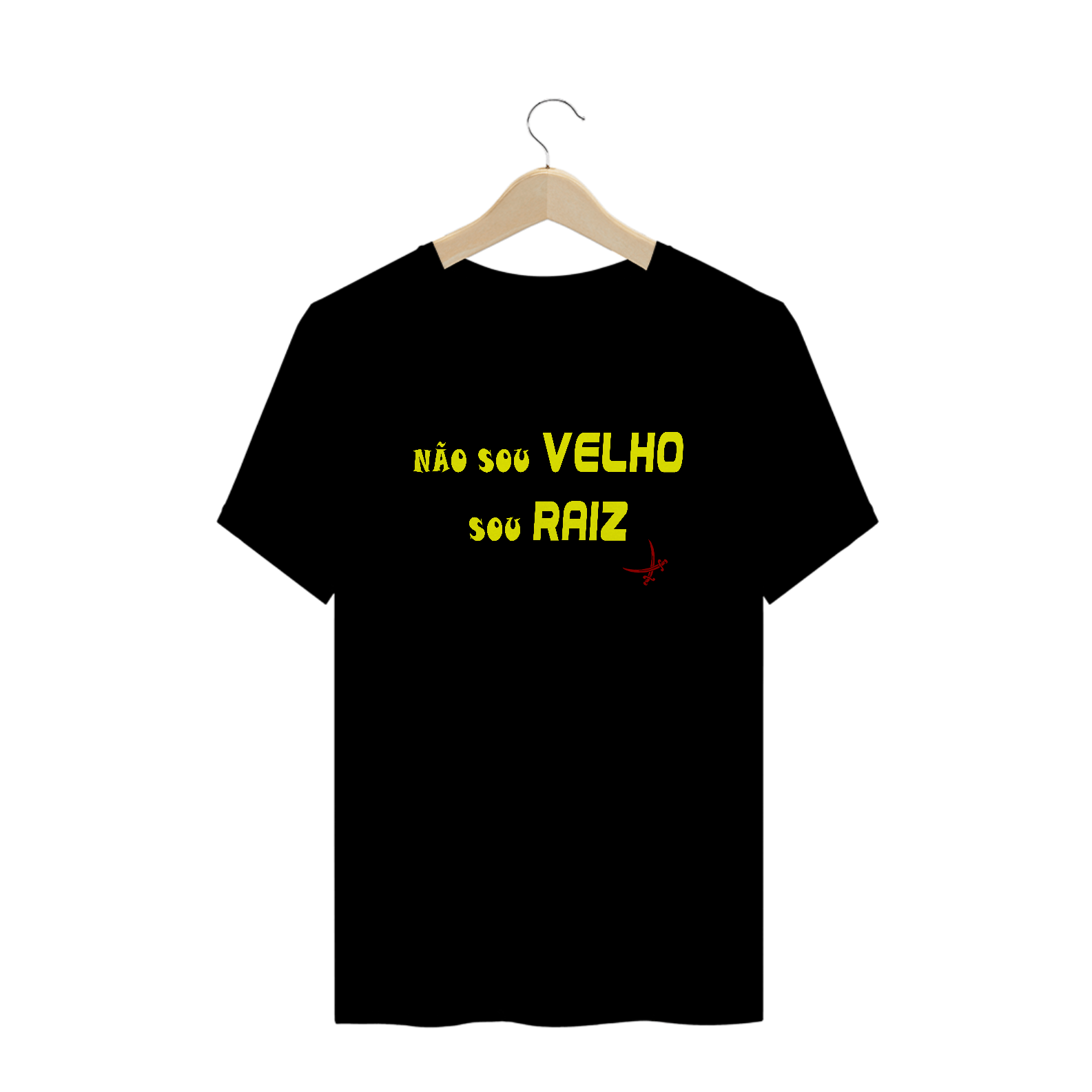 Nome do produto: CAMISETA NÃO SOU VELHO
