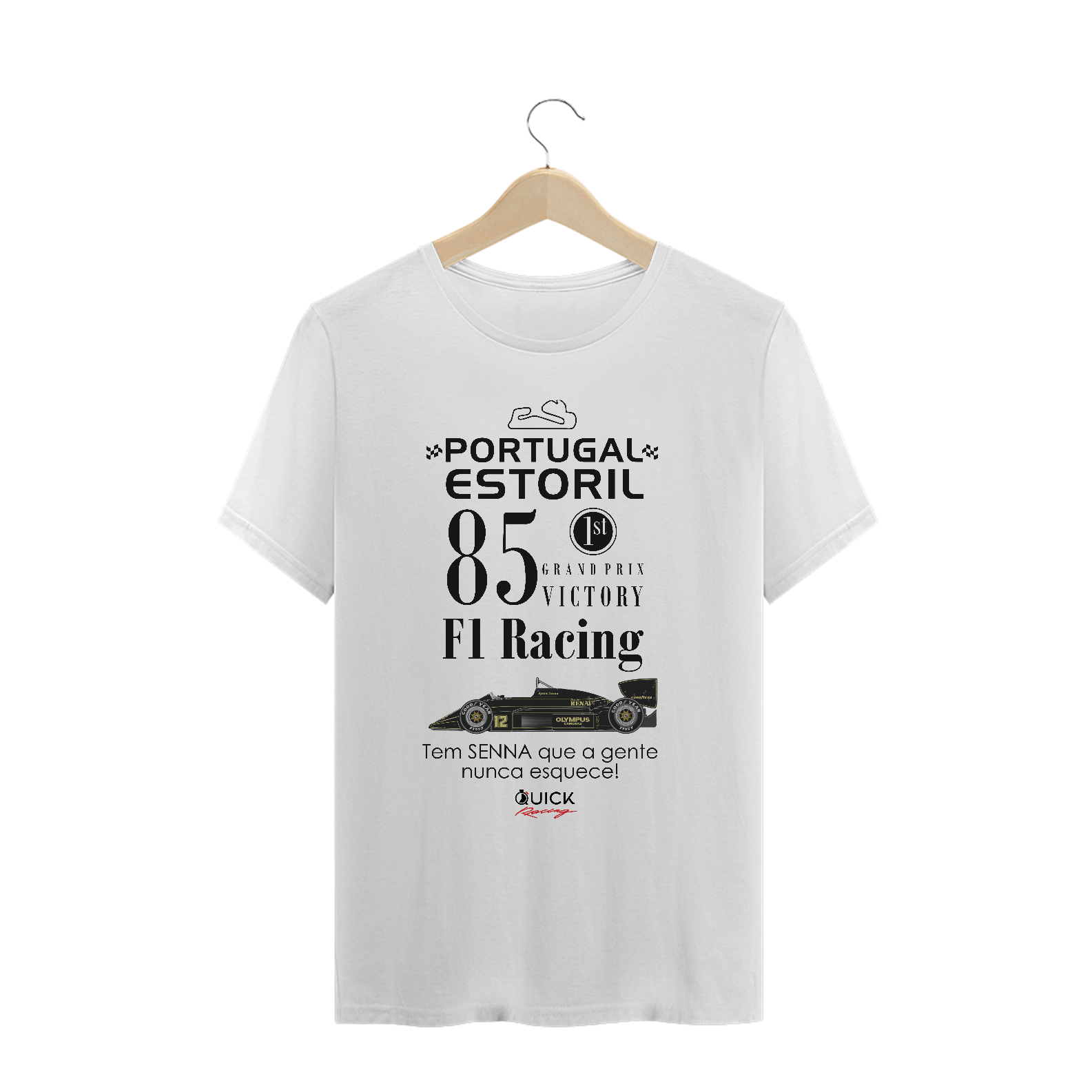 T-Shirt Prime Quick Racing | Portugal Estoril 1985 -  1ª Vitória na F1
