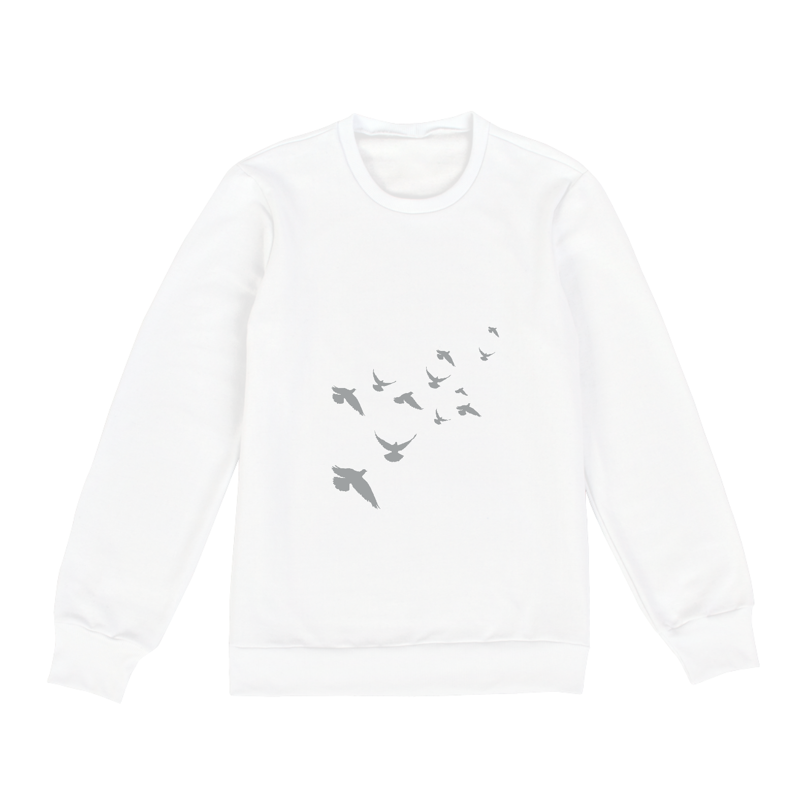 Nome do produto: Moletom Fechado Unissex Oxalá - Pombos Voando