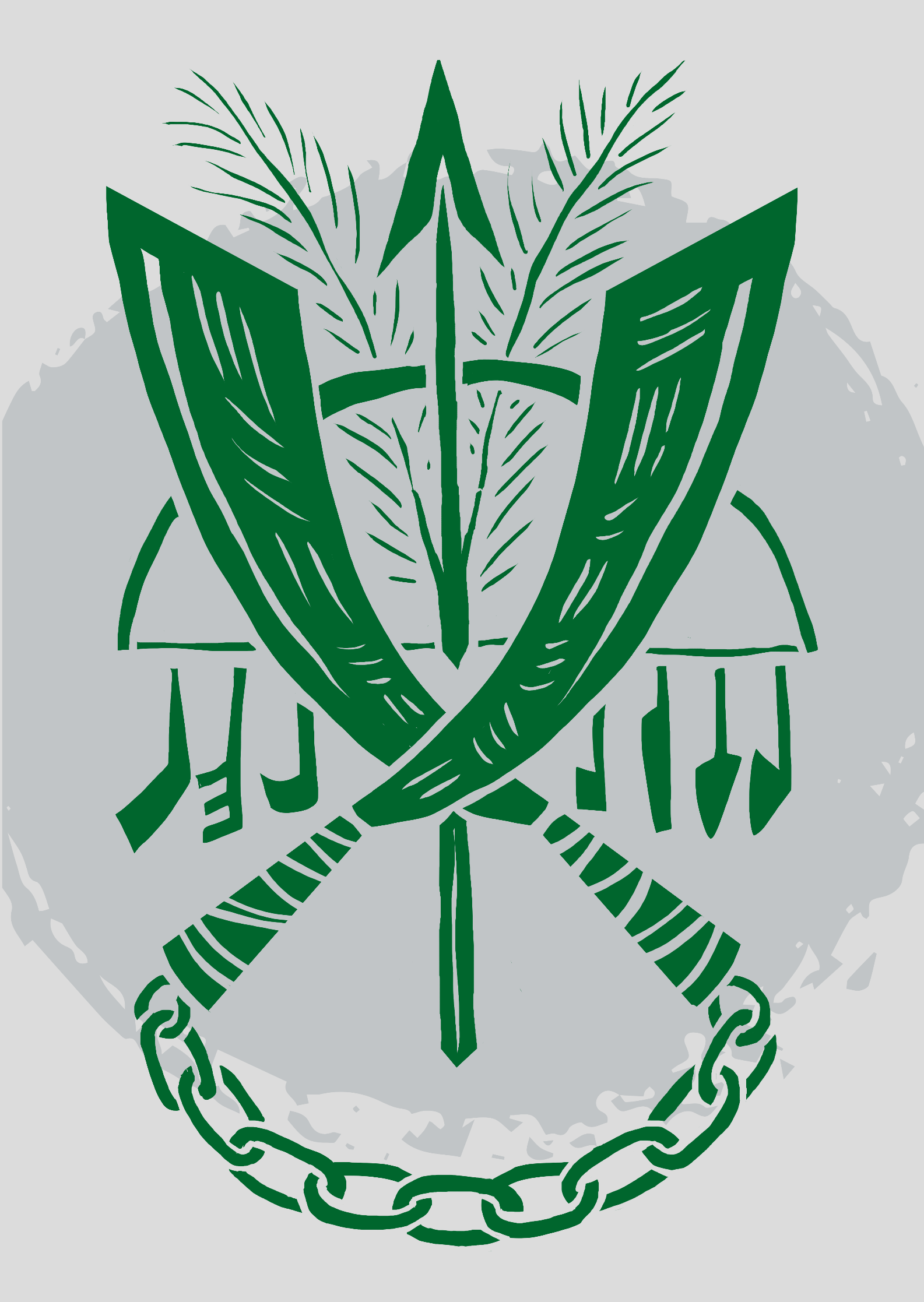 Nome do produto: Poster Ferramentas de Ogum Verde