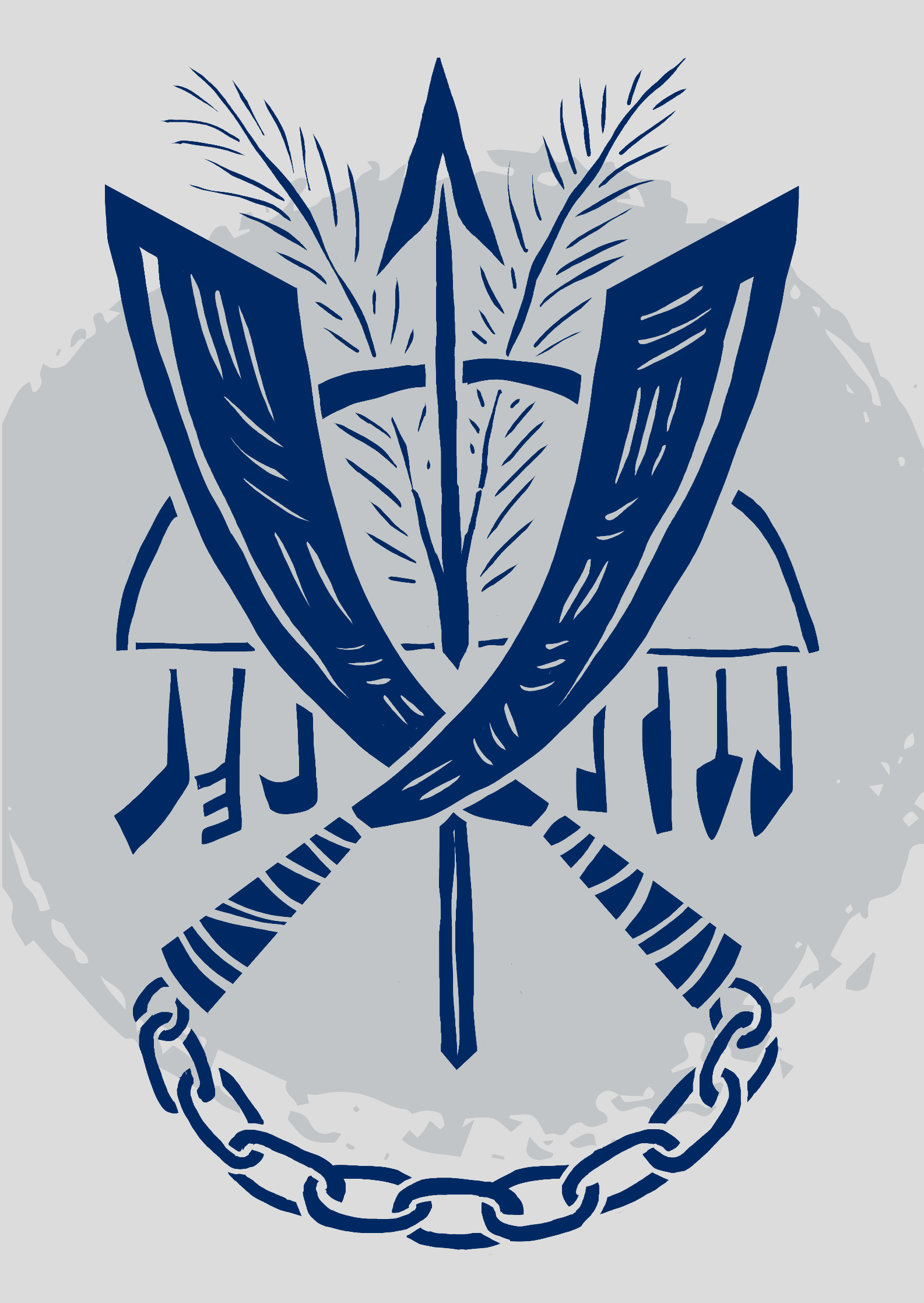 Nome do produto: Poster Ferramentas de Ogum Azul