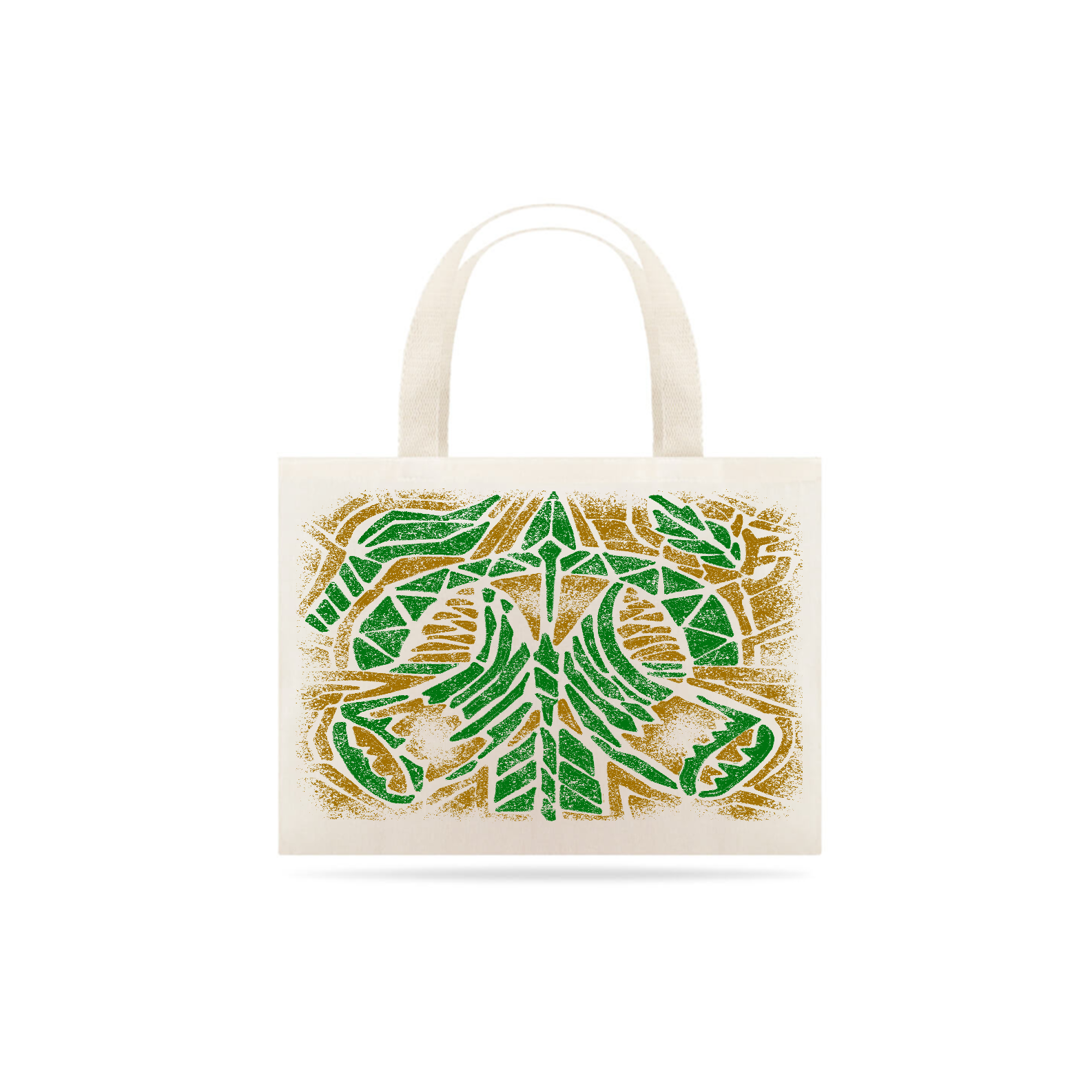 Nome do produto: Eco Bag G - Mosaico Odé Verde