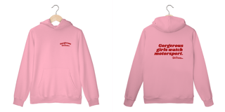 Gorgerous girls watch motorsport