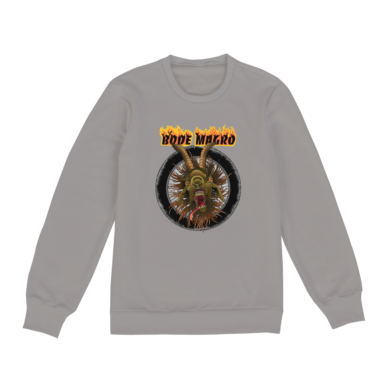 Nome do produto: Moletom Careca Unissex Bode In Flames 