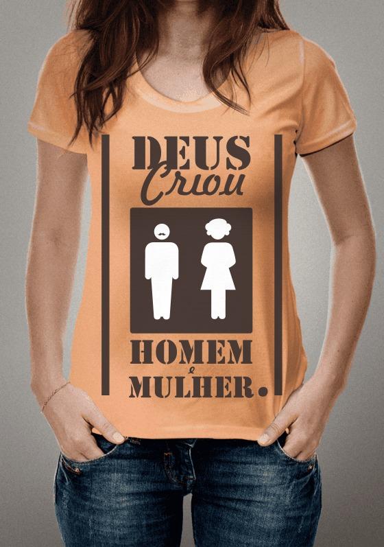 Nome do produto: Deus Criou Homem e Mulher