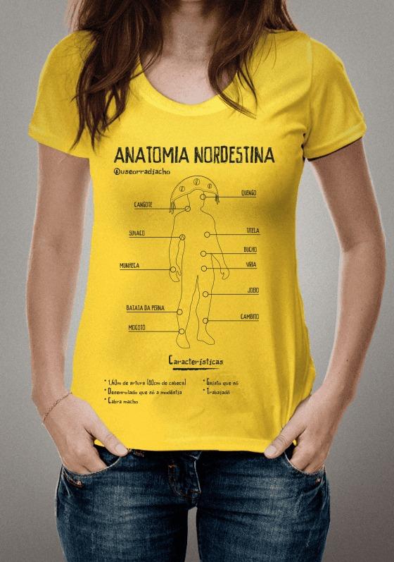 Nome do produto: Anatomia Nordestina - Preto