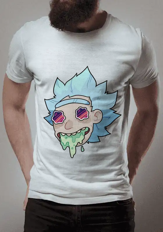 Nome do produto: rick (rick and morty) psychedelic
