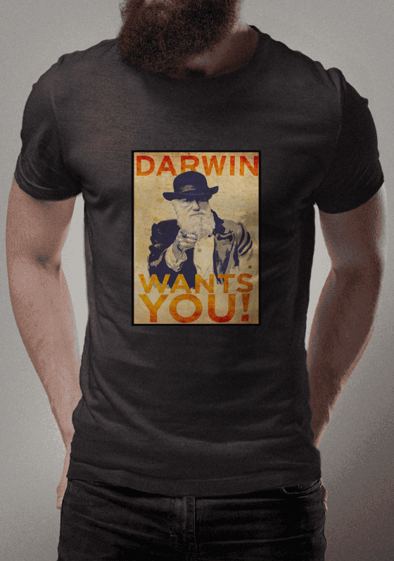 Nome do produto: Darwin wants you. 