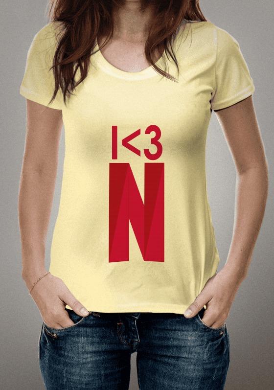 Nome do produto: Camisa I love Netflix