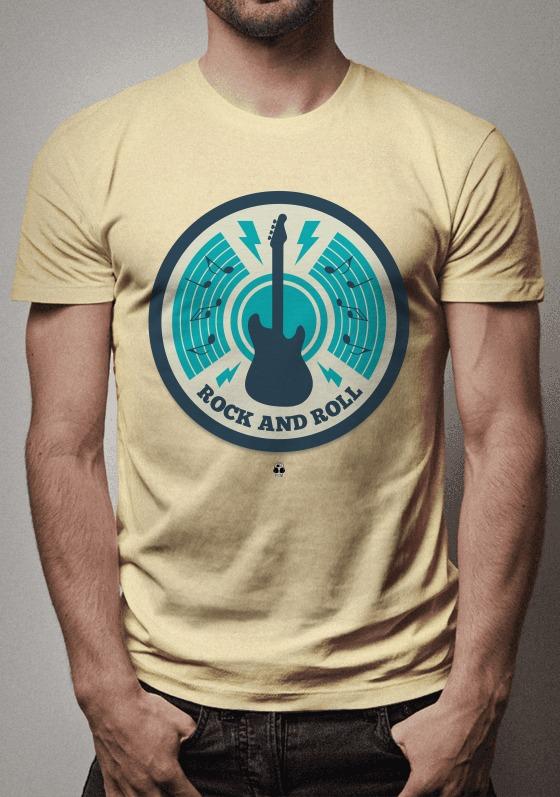 Nome do produto: Camisa Rock N\'Roll - v2