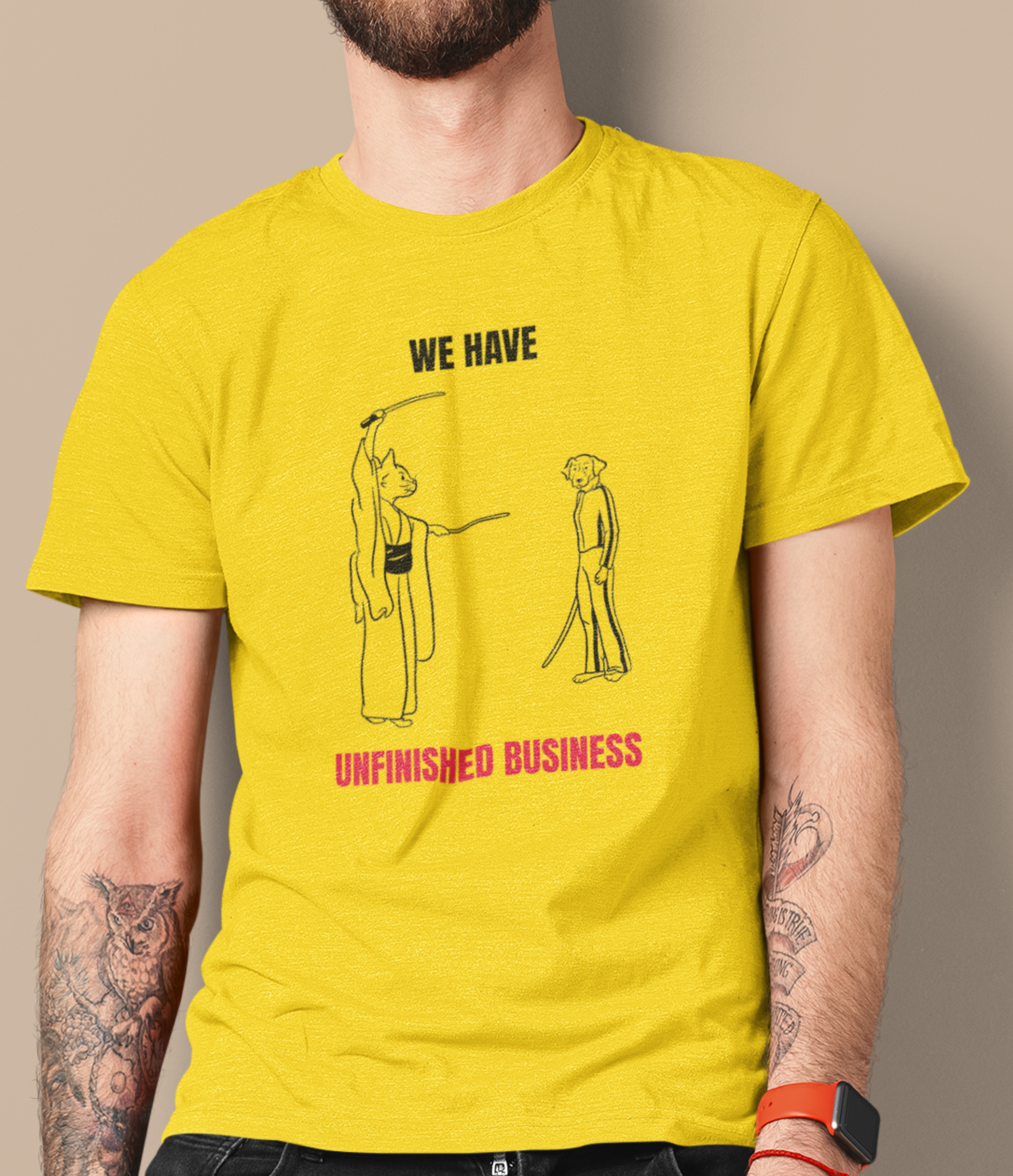 Nome do produto: Camiseta Kill Bill Cat vs. Dog