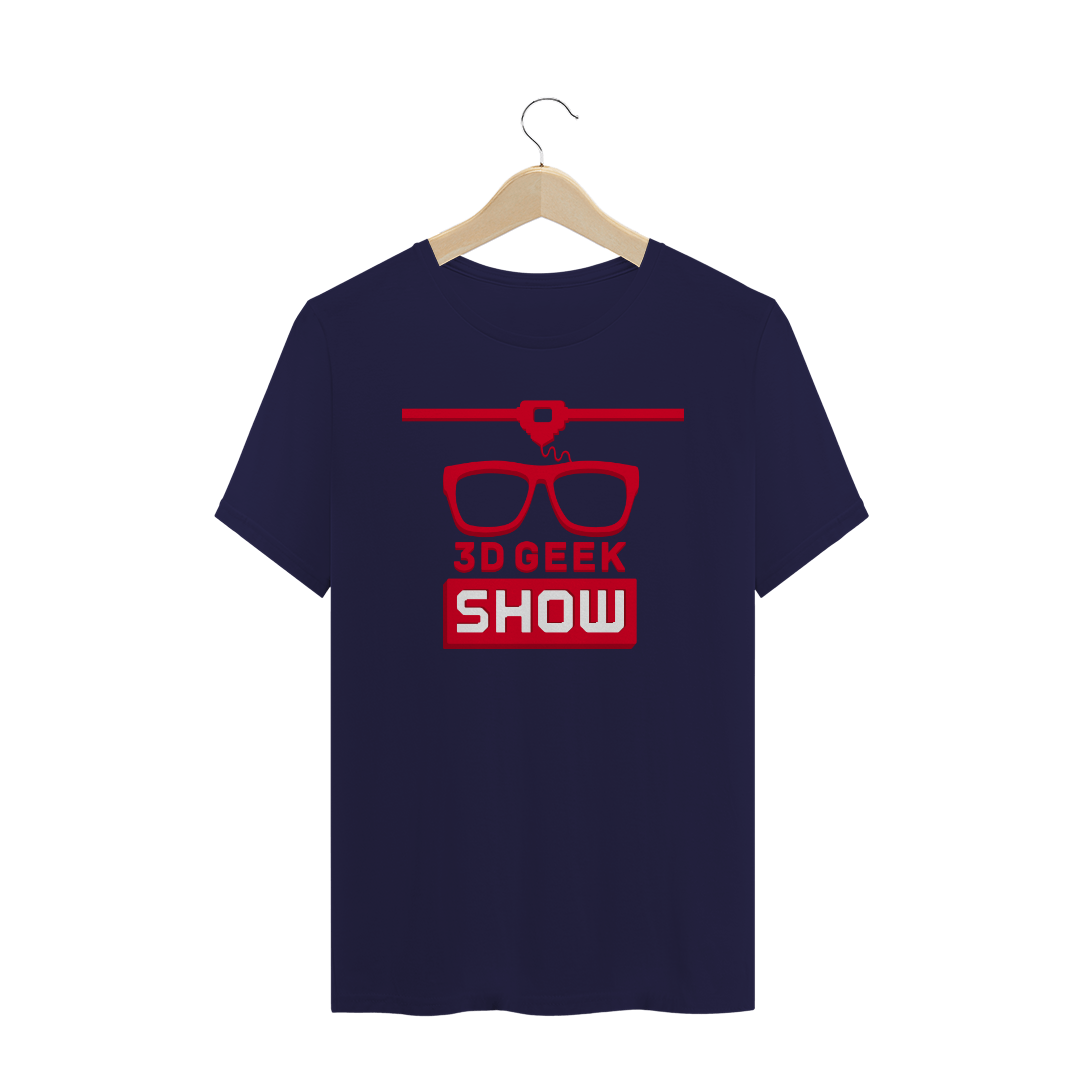 Nome do produto: Camiseta Masculina Azul - 3D Geek Show