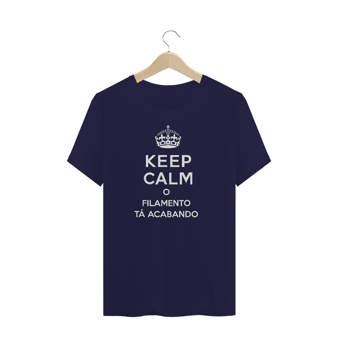 Nome do produto: Camiseta Masculina Keep Calm - 3D Geek Show