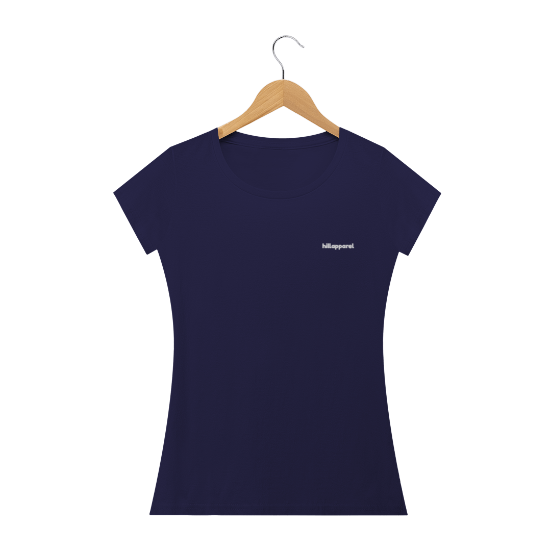 Nome do produto: Camiseta hillapparel Feminina Azul Marinho