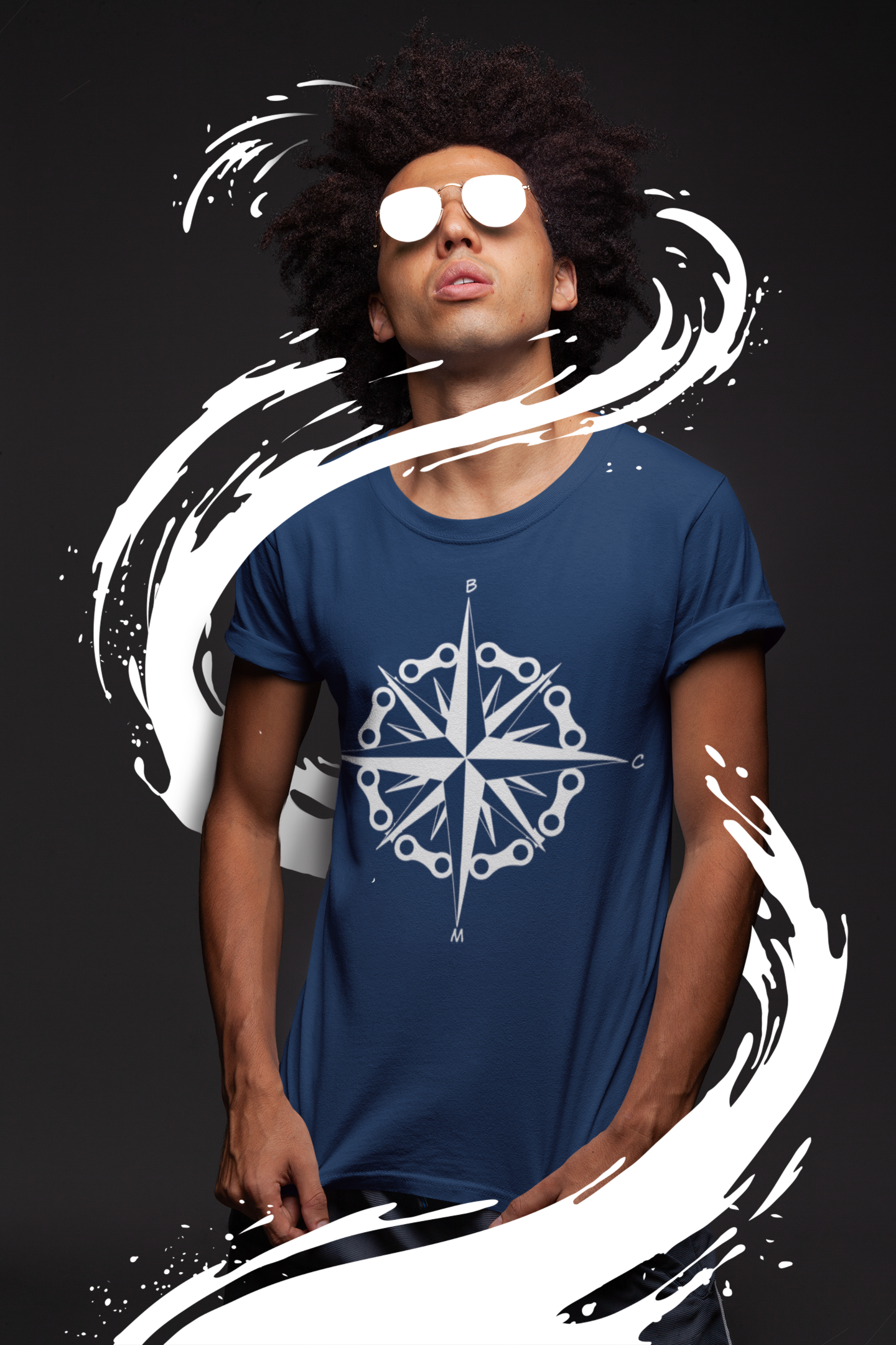 Nome do produto: T-Shirt Quality Rosa dos Ventos BMCC Branca