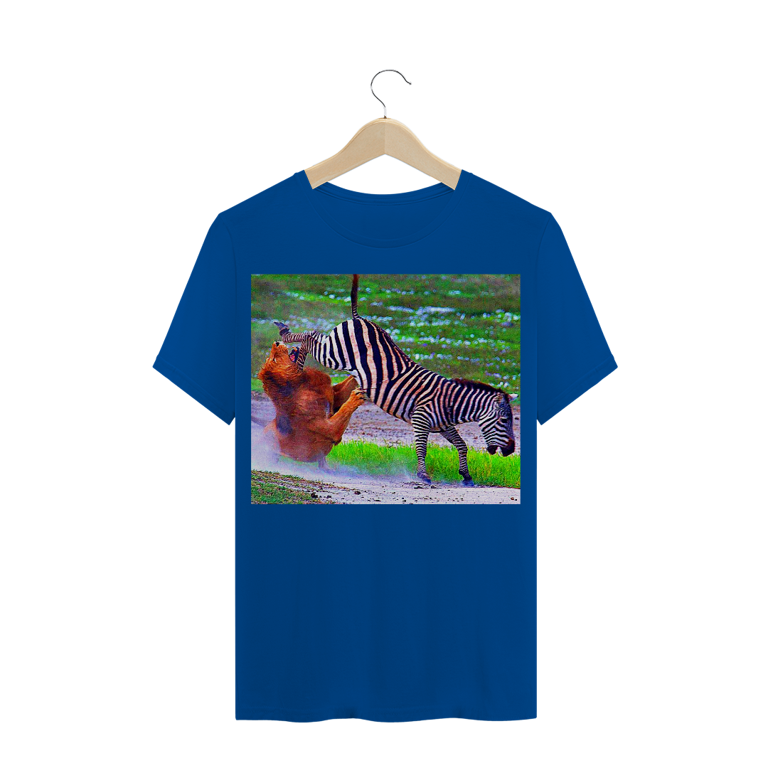 Nome do produto: ZEBRA DANDO COICE EM LEÃO