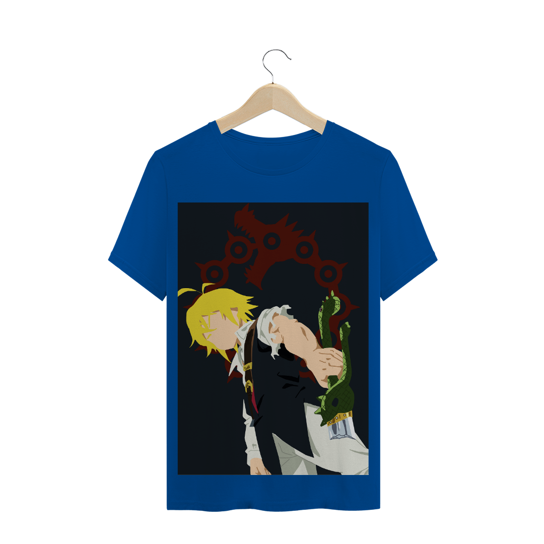 Nome do produto: camiseta masculina Meliodas Nanatsu no Taizai Mangá