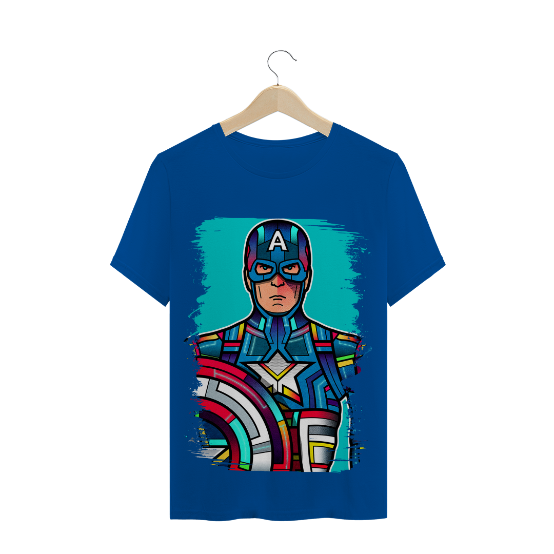 Nome do produto: Camiseta Vitral Capitão América