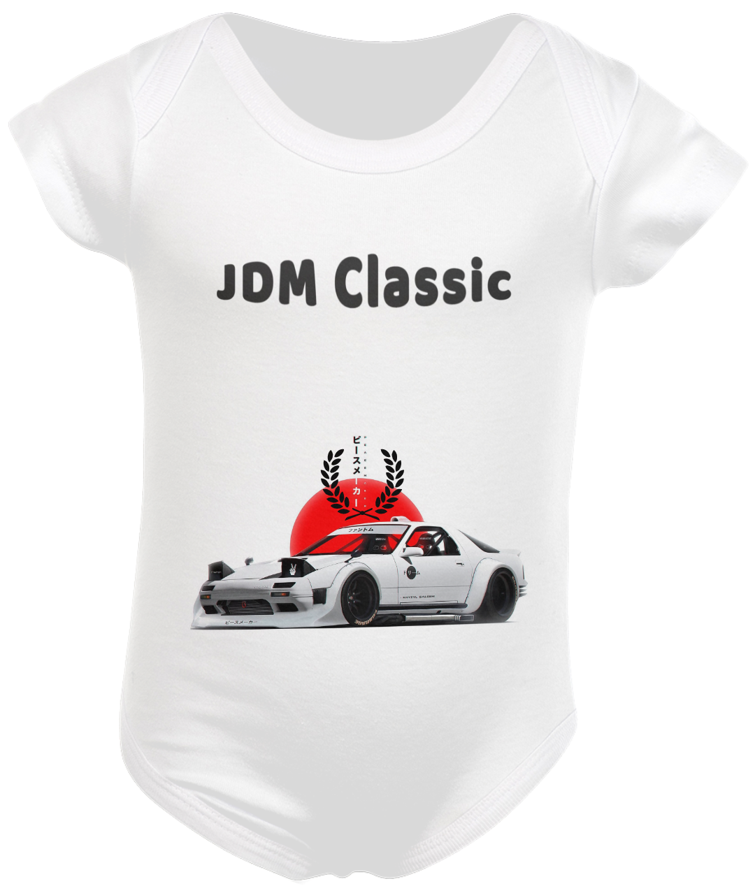 Nome do produto: Body de bebê JDM Classic - 180 sx Japan