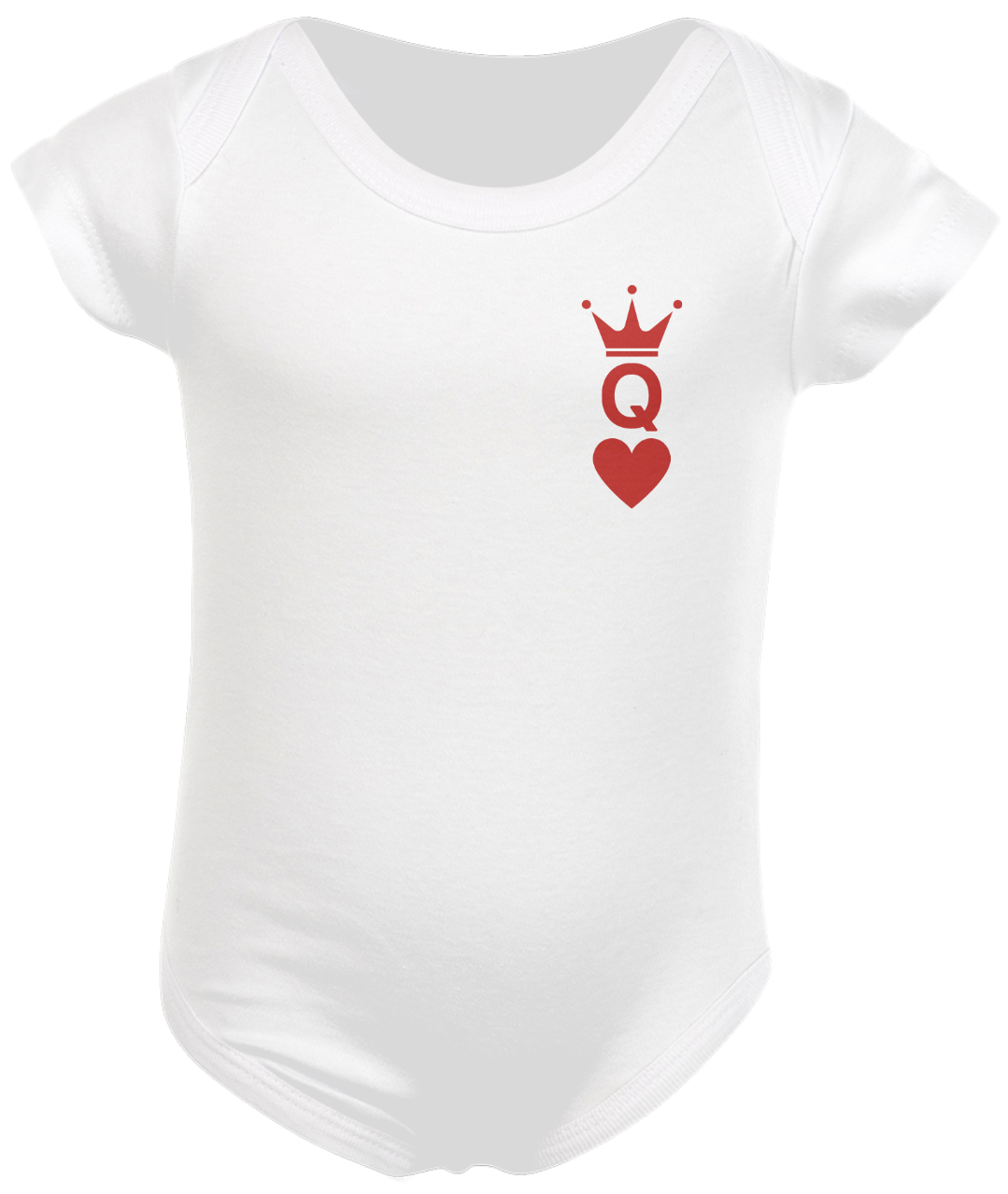 Nome do produto: Body Infantil Rainha de Copas 