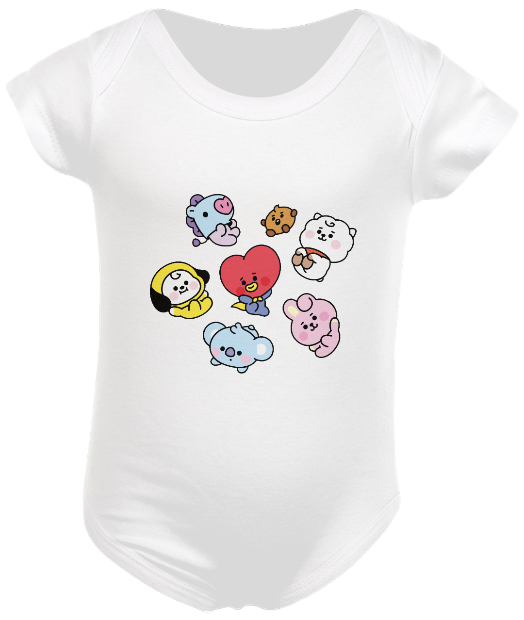 Nome do produto: Body bebê BT21 - BTS