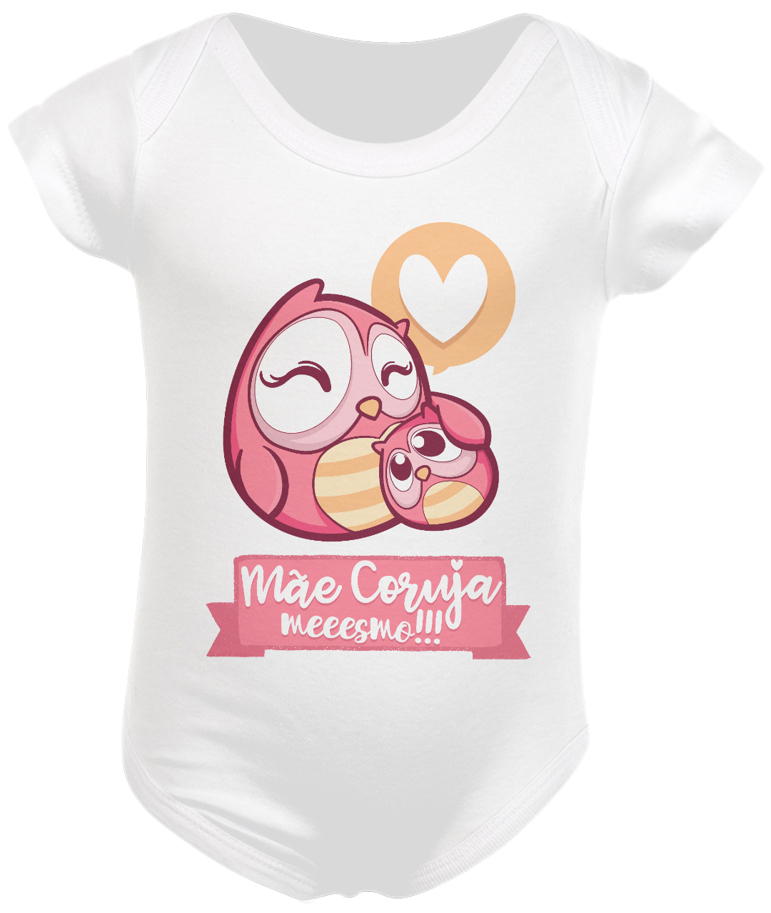 Nome do produto: Body Mãe Coruja Mesmo!! Super Premium!