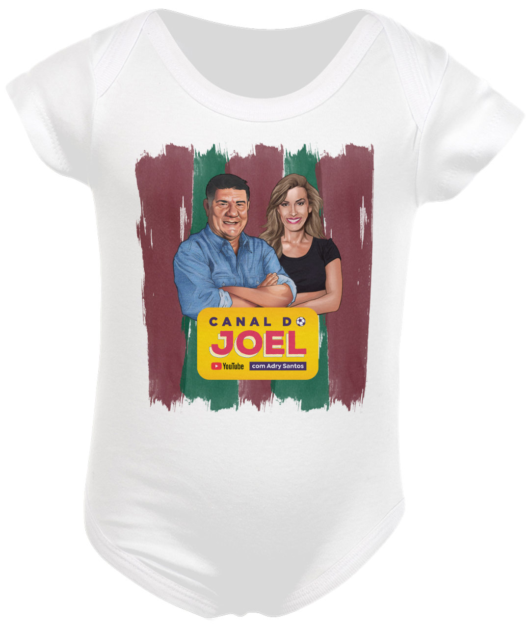 Nome do produto  Uh, papai chegou | Papai é Tricolor | Body infantil