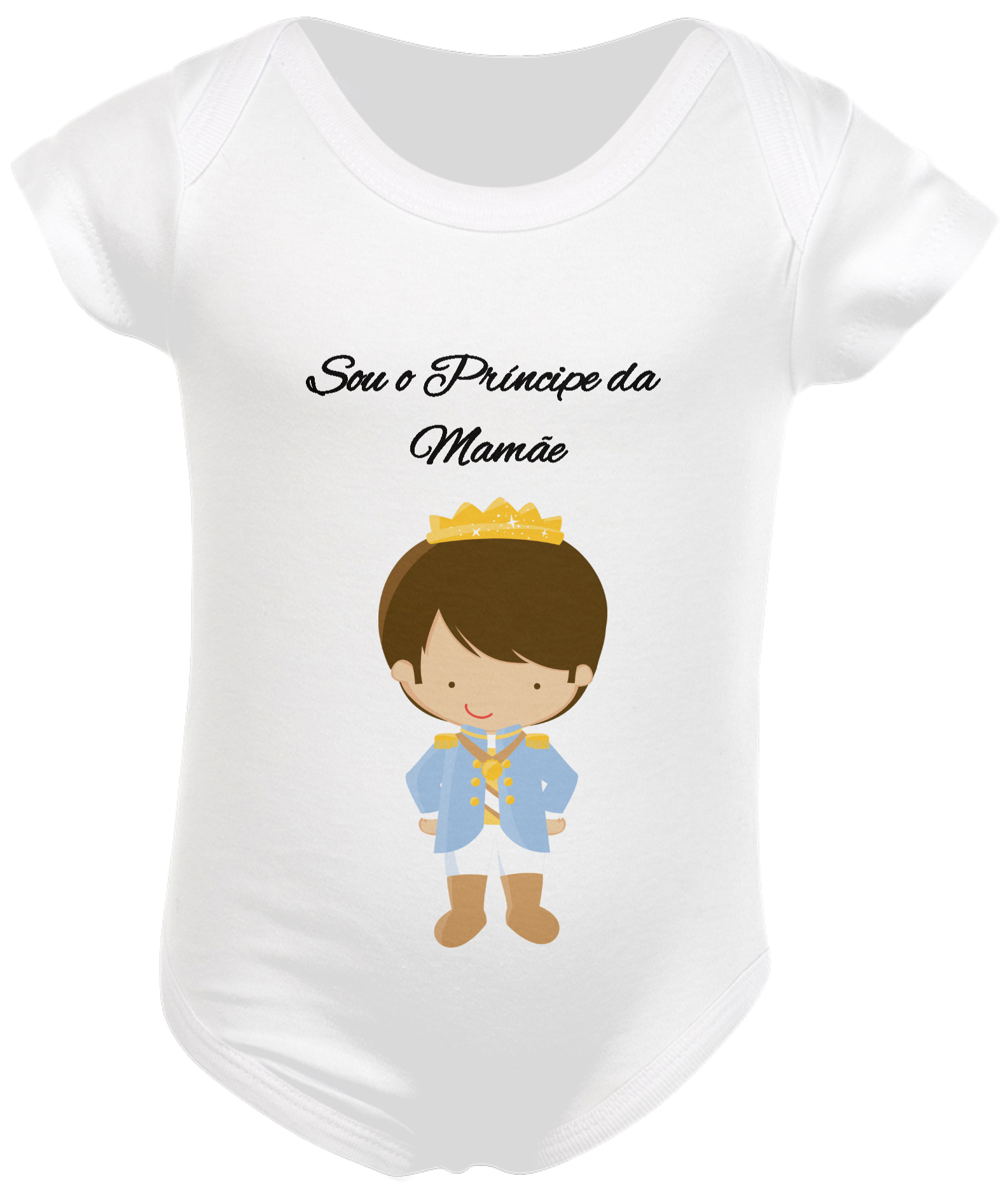 Nome do produto: Body príncipe da mamãe