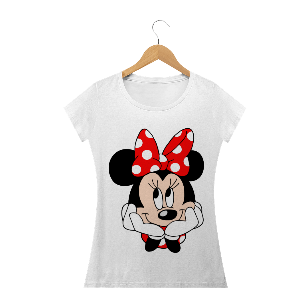 Nome do produto: Camiseta Feminina- Minnie Varias Cores