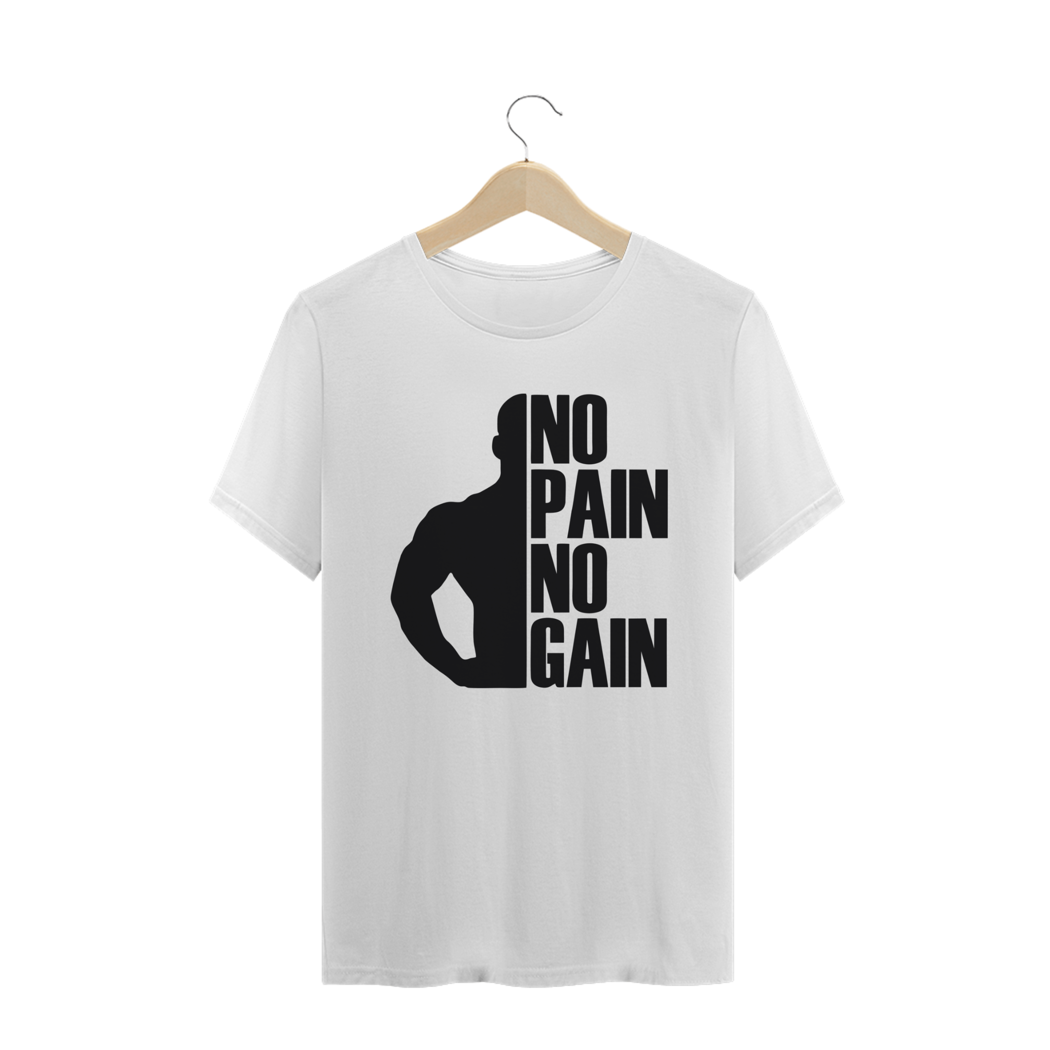 Nome do produto: CAMISETA. NO PAIN NO GAIN