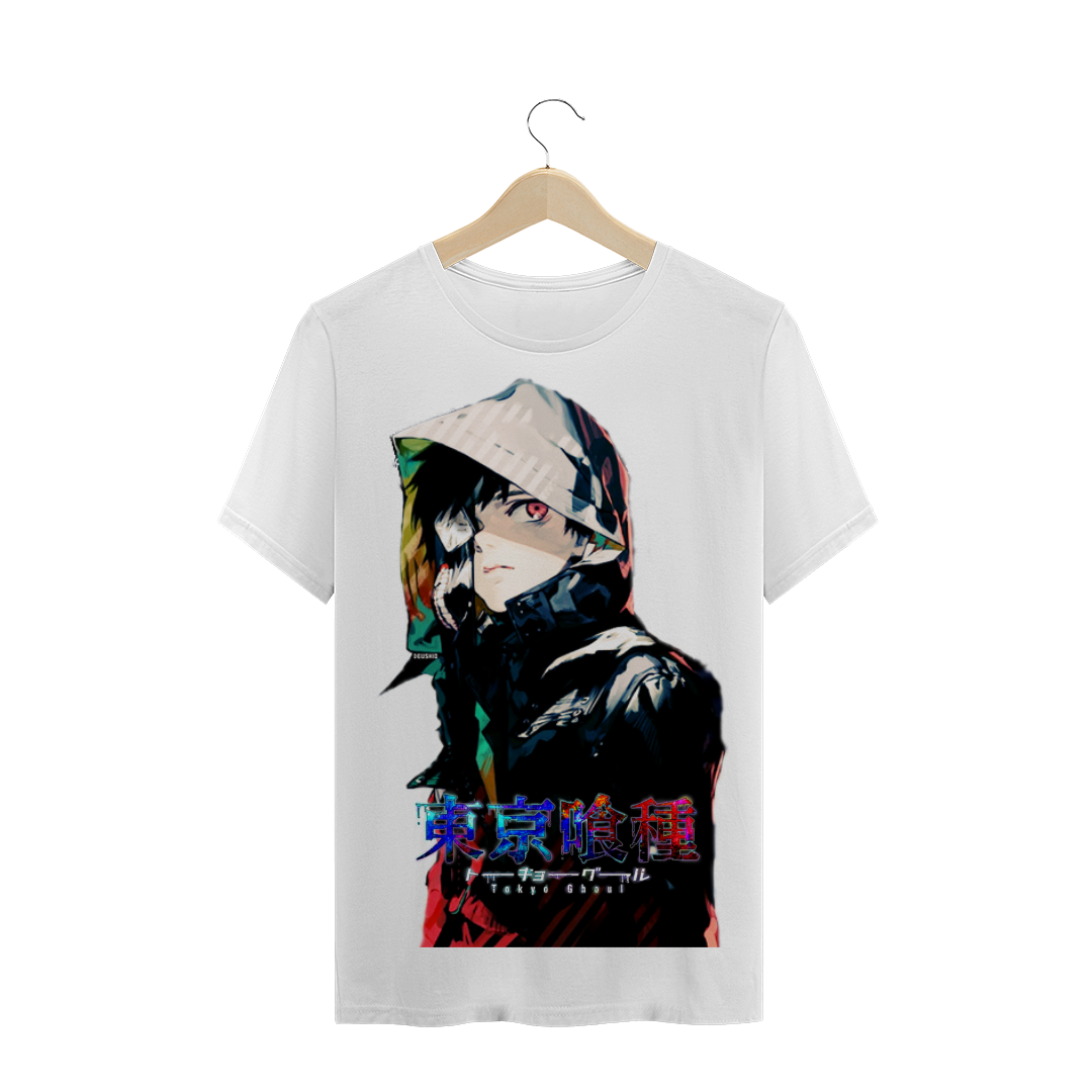Nome do produto: Camiseta - kaneki ( Tokyo Ghoul ) Preta Ou Branca