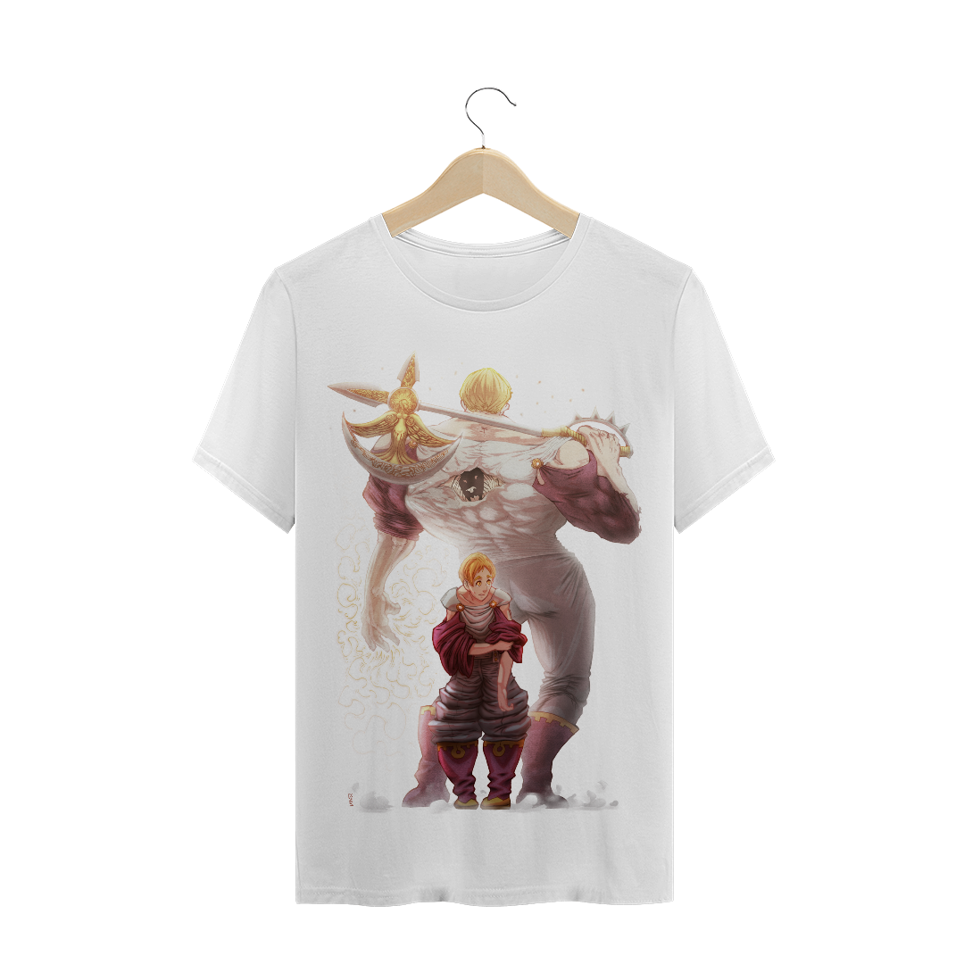 Nome do produto: Camiseta - Escanor ( dia ) Escanor ( noite ) - Nanatsu No Taizai