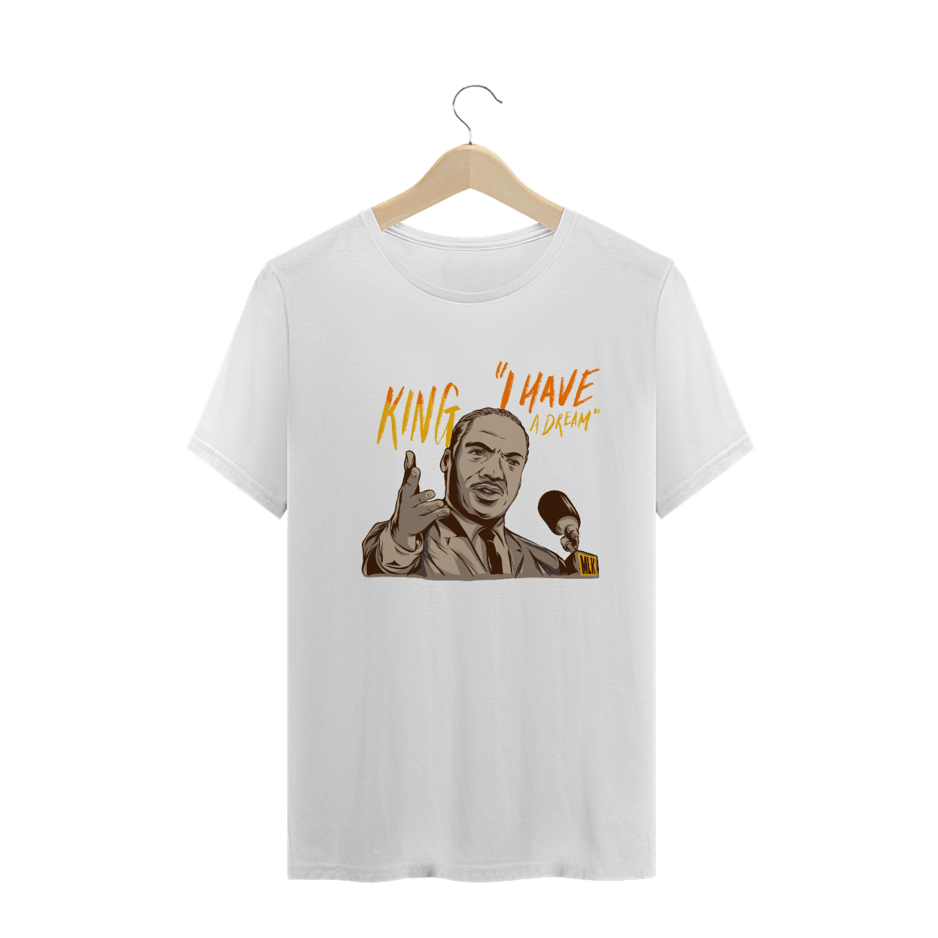 Nome do produto: Camiseta I Have a Dream - Martin Luther King