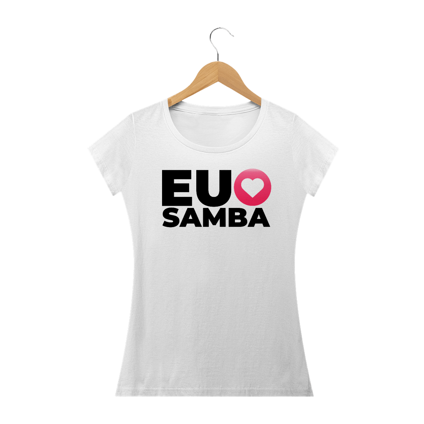 Nome do produto: Eu amo Samba - Camiseta Feminina