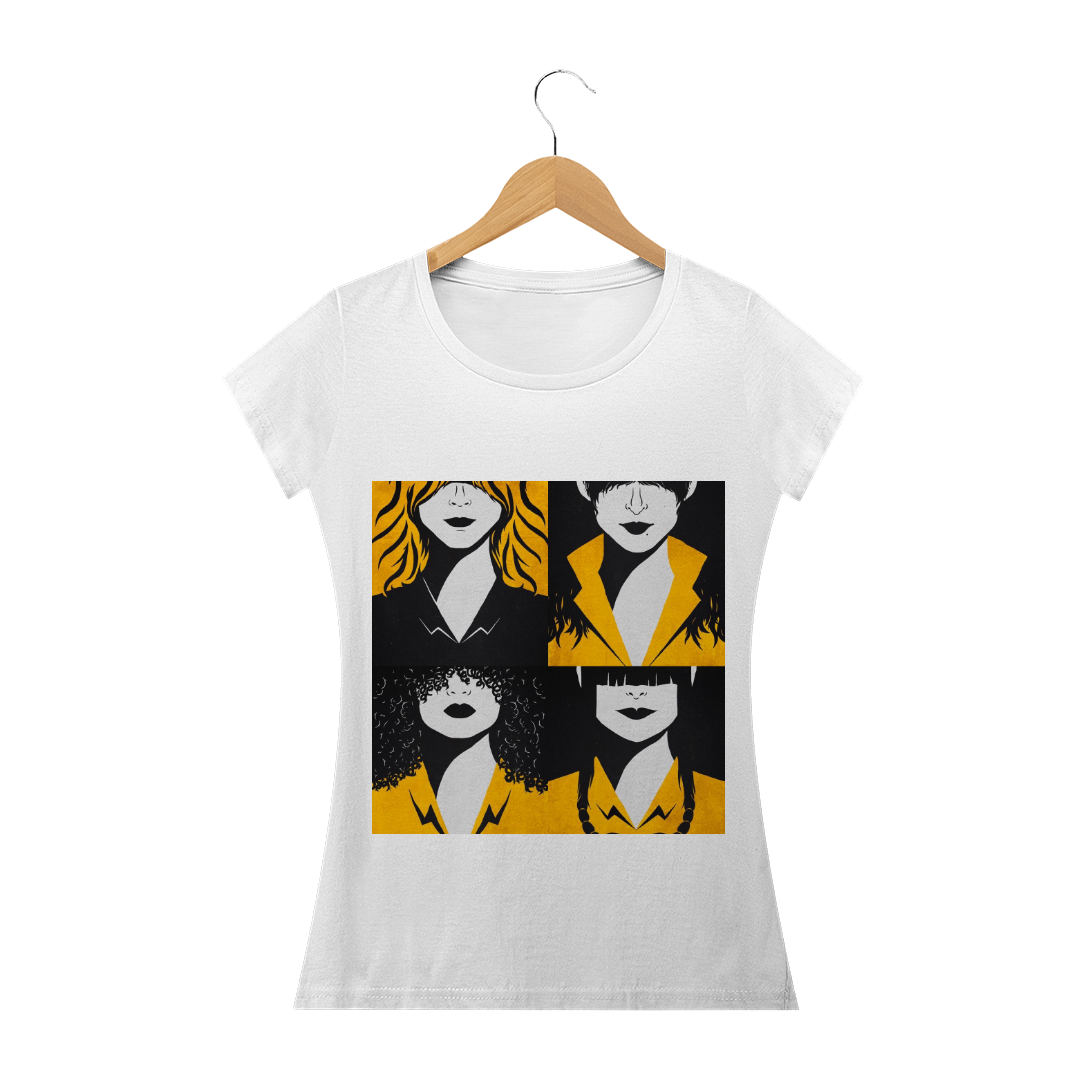 Nome do produto: baby look camisa Vis a vis Maca, Saray, Rizos, Zulema