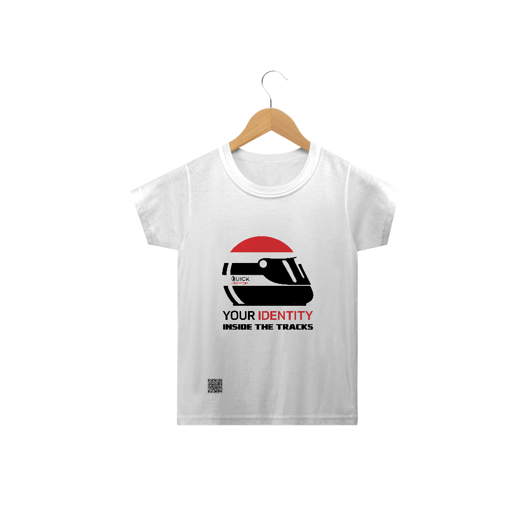 T-Shirt Classic Infantil Quick Racing | Your Identity inside the tracks.