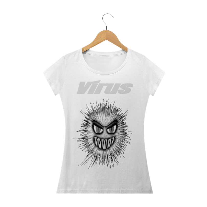 Nome do produto  CAMISETA - Feminina - Vírus 