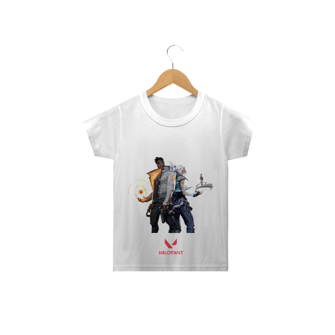 Nome do produto: Camisa Jett e Phoenix Valorant infantil