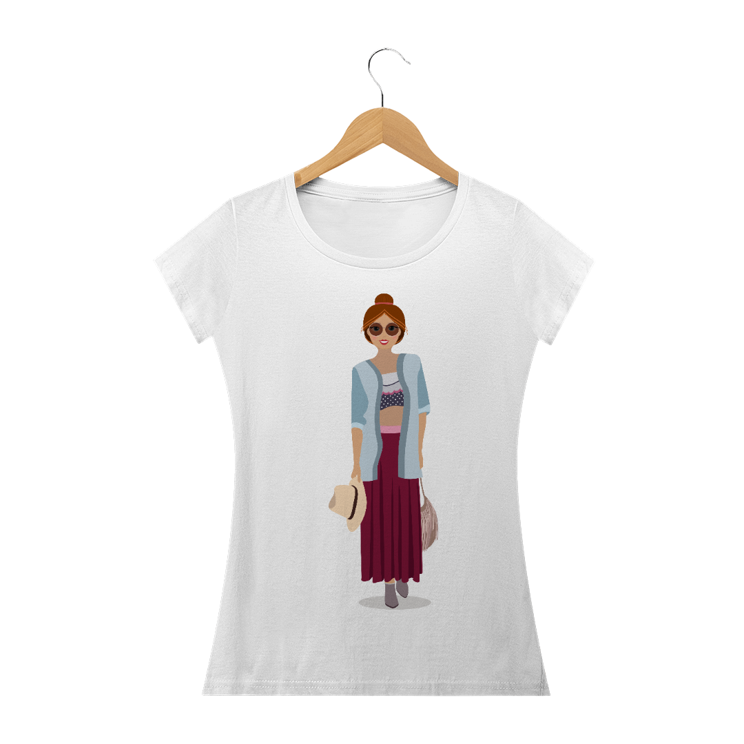 Nome do produto: T-Shirt Boho Girl Coque