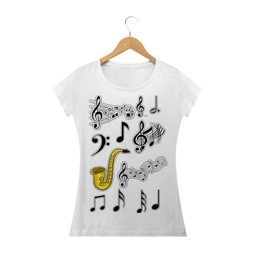 Nome do produto  camisa - feminina, music