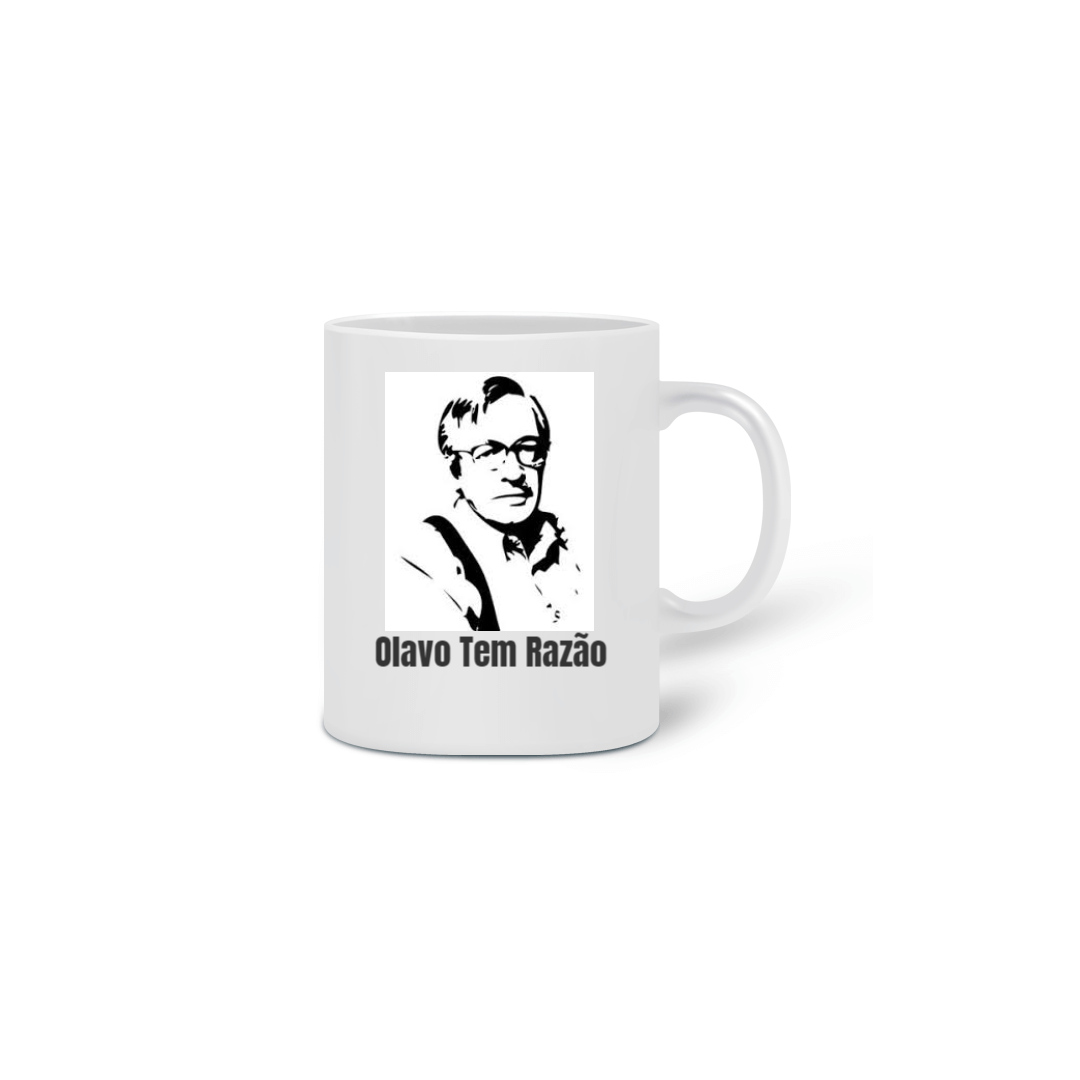 Nome do produto: Caneca Olavo Tem Razão