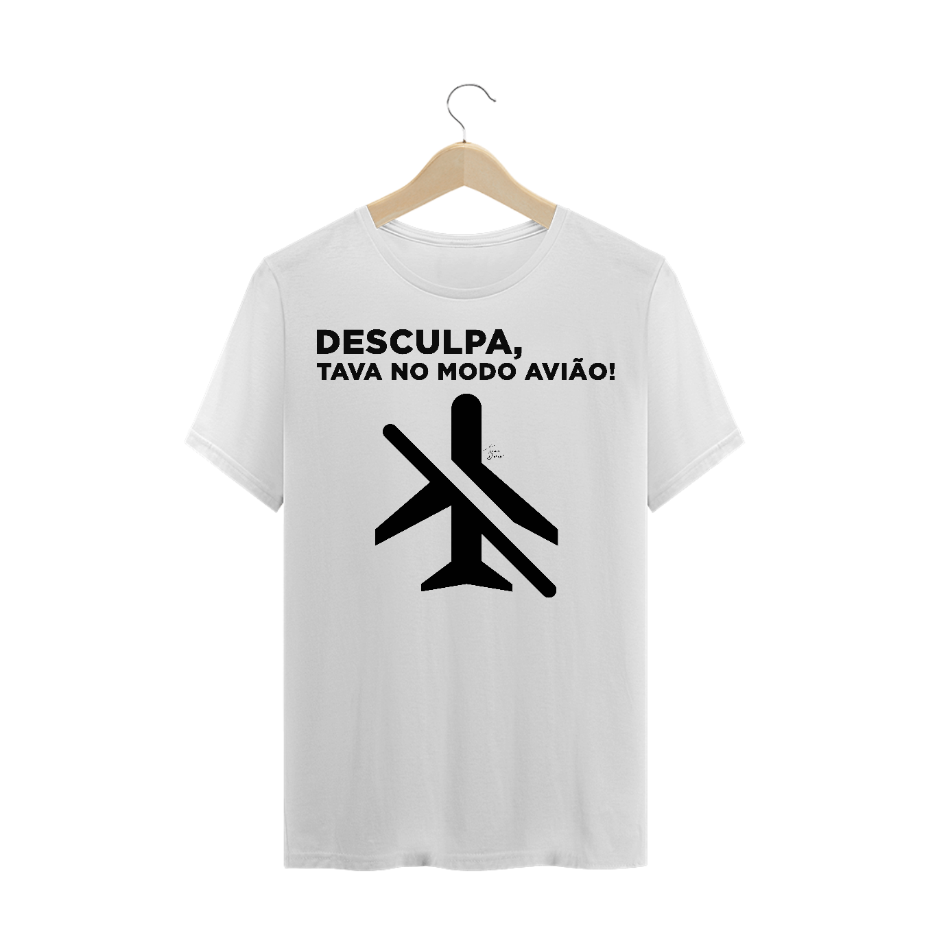 Nome do produto: Modo Avião (Estampa Preta) | Índio Design