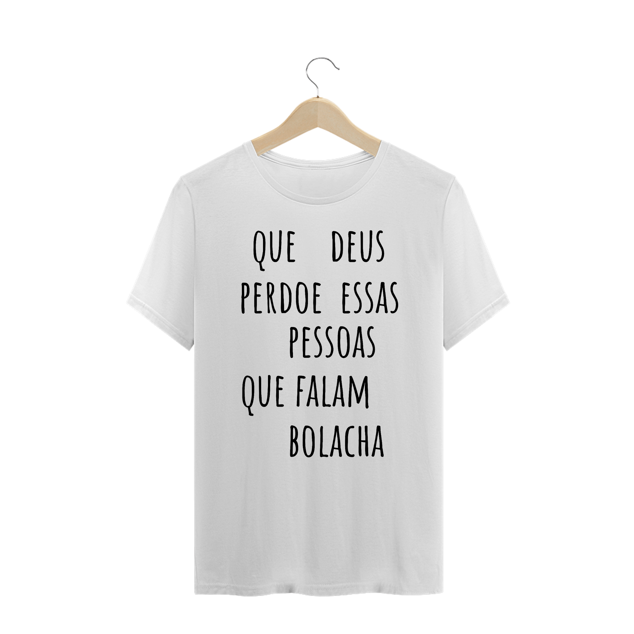 Nome do produto  É bixcoito que fala / T-Shirt Prime Masculina Branca