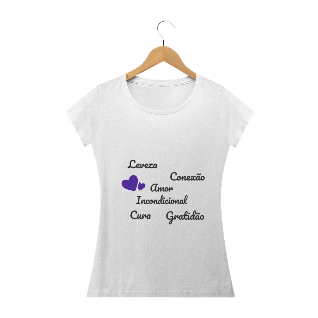 Nome do produto: Camisas Femininas - Amor Incondicional