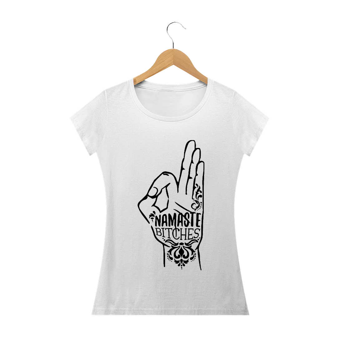 Nome do produto: Baby Look - Namaste Bitches 