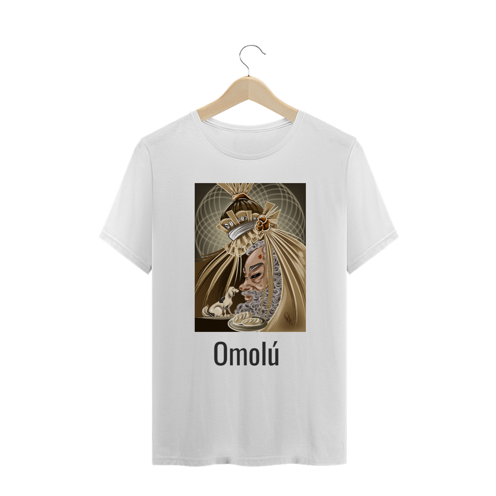 Nome do produto: CAMISA DE ORIXÁ OBÁLUAYÊ