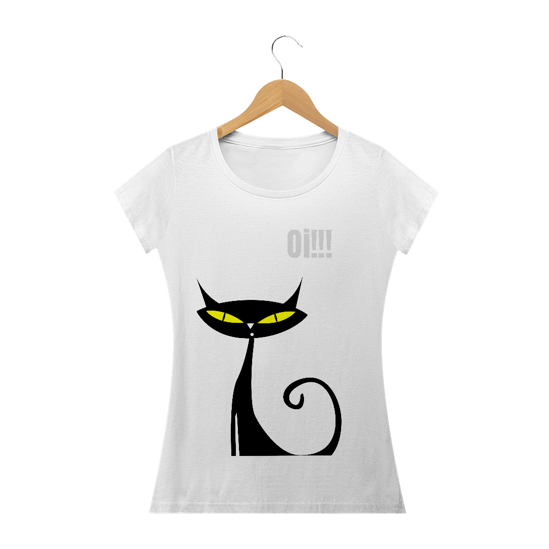 Nome do produto: Camiseta Gato assustado
